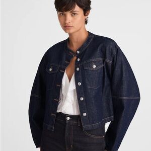 Madewell Cocoon-Sleeve Denim Lady Jacket - Size Medium